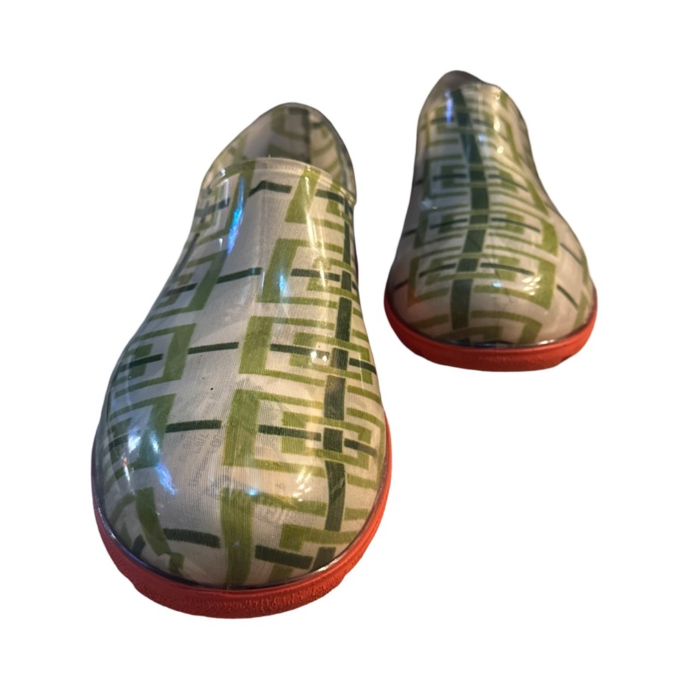 Native Shoes Green Patterned Women's Rain Boots